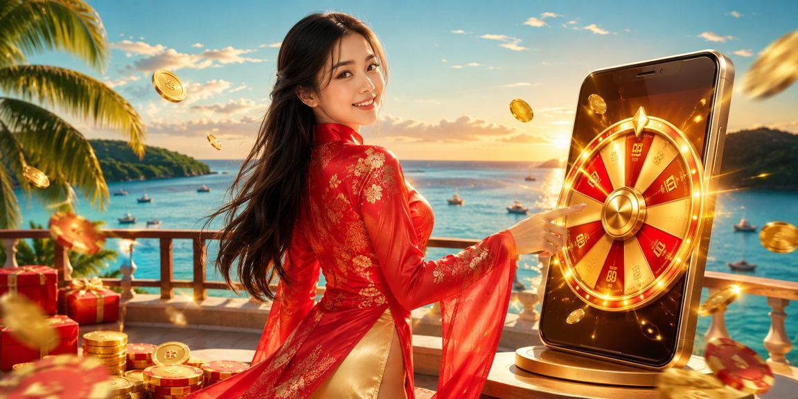 Người chơi tại Phú Quốc tham gia roulette trực tuyến trong khung cảnh nghỉ dưỡng